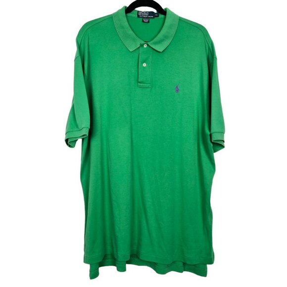 Polo Ralph Lauren Other - 2/$10 POLO Ralph Lauren Green 100% Cotton Short Sleeve Polo Shirt XL